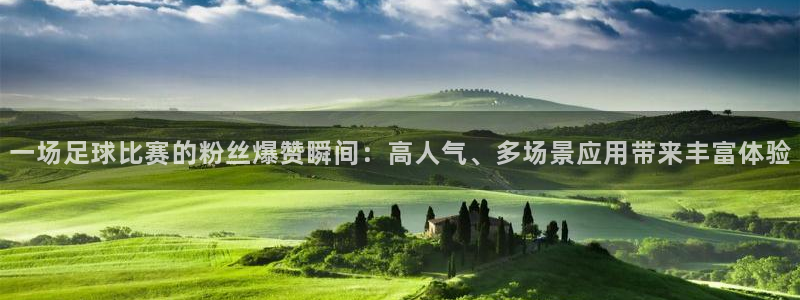 一场足球比赛的粉丝爆赞瞬间：高人气、